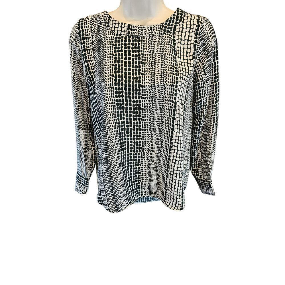 NWT banana republic satin XXS PETITE XXSP career business casual long sleeve top